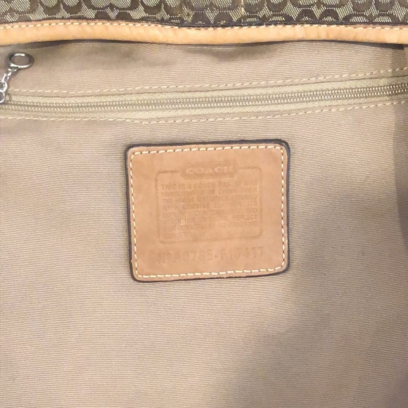 COACH Mini Jacquard Signature C Crossbody Convertible Tote Shoulder Bag - Picture 10 of 17